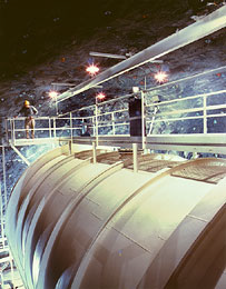 Underground neutrino detector