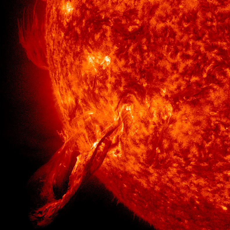 Snake Filament from SDO, Courtesy of NASA/SDO